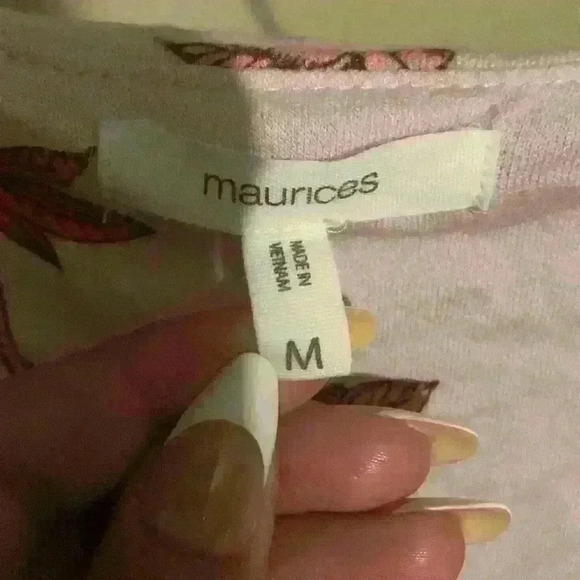 Maurice’s Floral Top size M - Picture 3 of 5